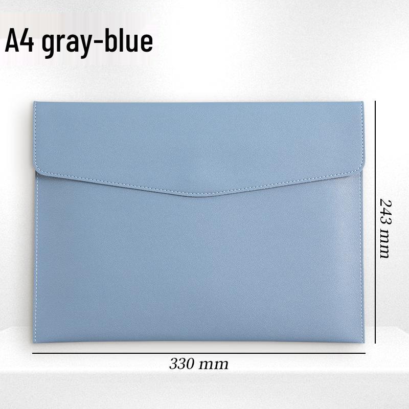 Premium Leather A4 Document Bag with Logo Printing Option Standard