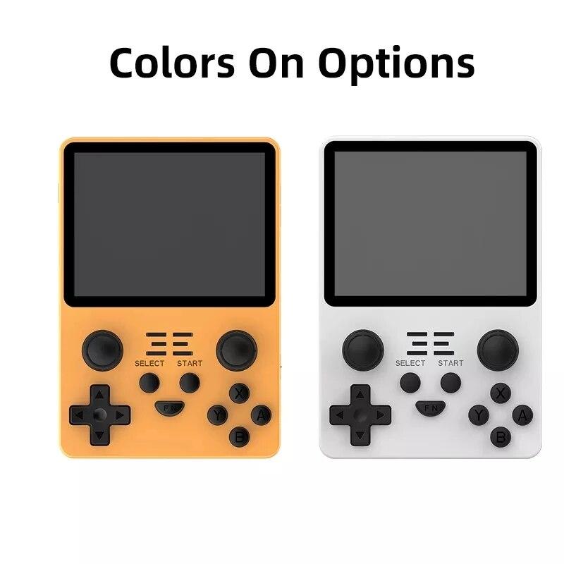 

POWKIDDY Новая портативная игровая консоль RGB20S в стиле ретро HD 3,5 дюйма 4:3 IPS-экран с открытым исходным кодом RK3326 Ручной джойстик PSP Аркадная игра