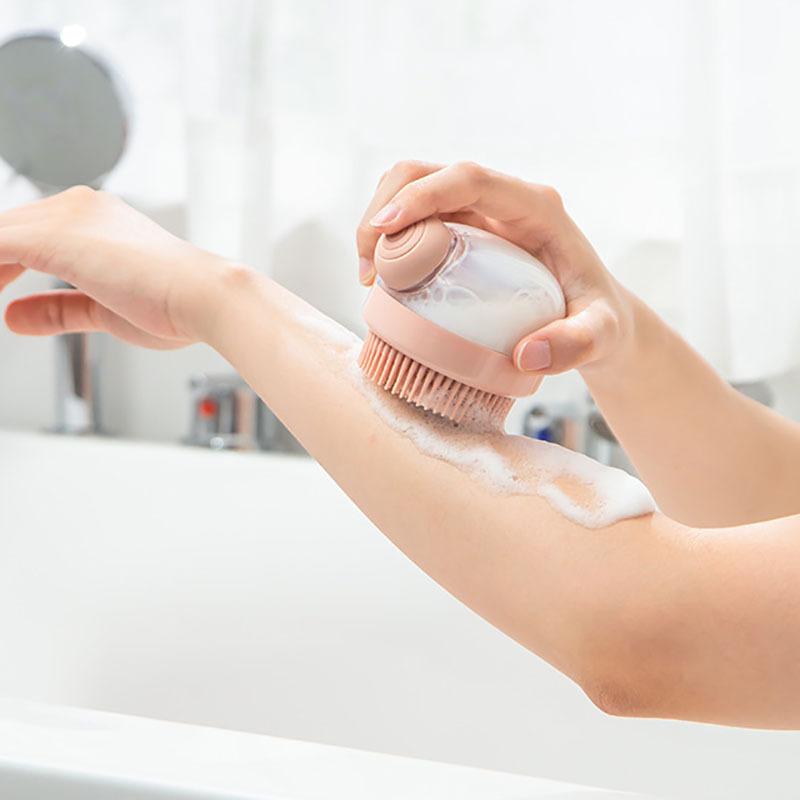 Add Liquid Bath Brush Scalp Massage Comb Automatic Add Liquid Comfort Shampoo Brush Cleaning Massage Bath Brush