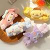  Cartoon Hairband Face Wash Makeup Hairband  Kuromi Plush Absorbent Headband Plush Towel Headband Decoration