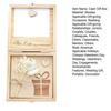 Wooden Wedding Cash Gift Storage Box Wedding Ceremony Money Holder Cash Gift Desktop Decoration Ornament Bride Groom Newlyweds Gift