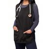 1pc Unisex Apron For Home Cleaning, Pinafore Style With 2 Pockets