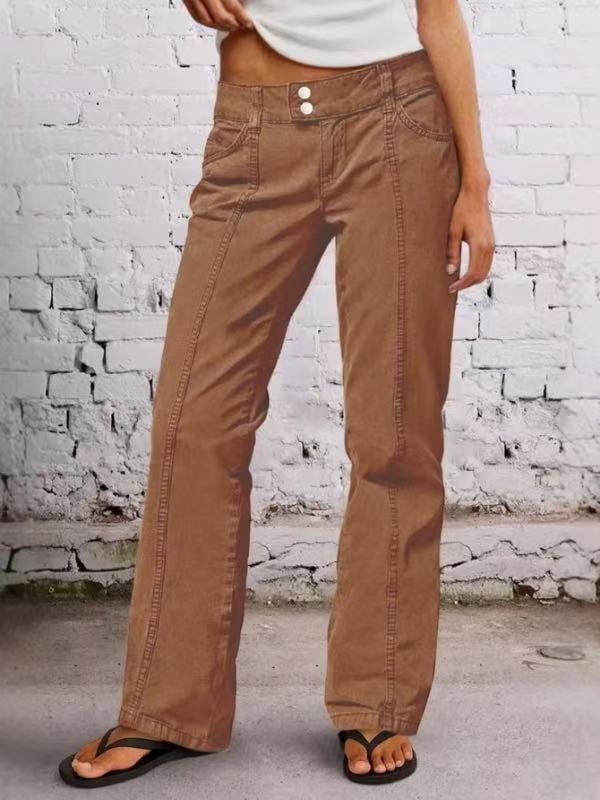 

Women s Straight-Leg Casual Jeans - Perfect for Everyday Wear Medium бронзовый