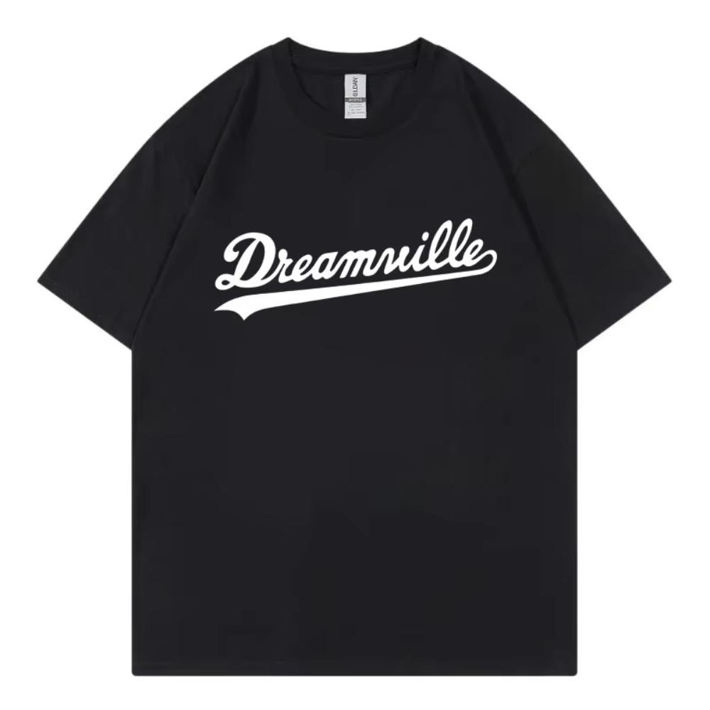Rapper J Cole Dreamville Print Tshirt High Quality Fashion Short Sleeve Tshirts Unisexs Women Summer Casual Loose Cotton T Shirt 3XL