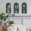 3 Pcs Creative Simulation Vase Mural Bedroom Living Room Home Wall Background Beautification Decoration Wall Stickers