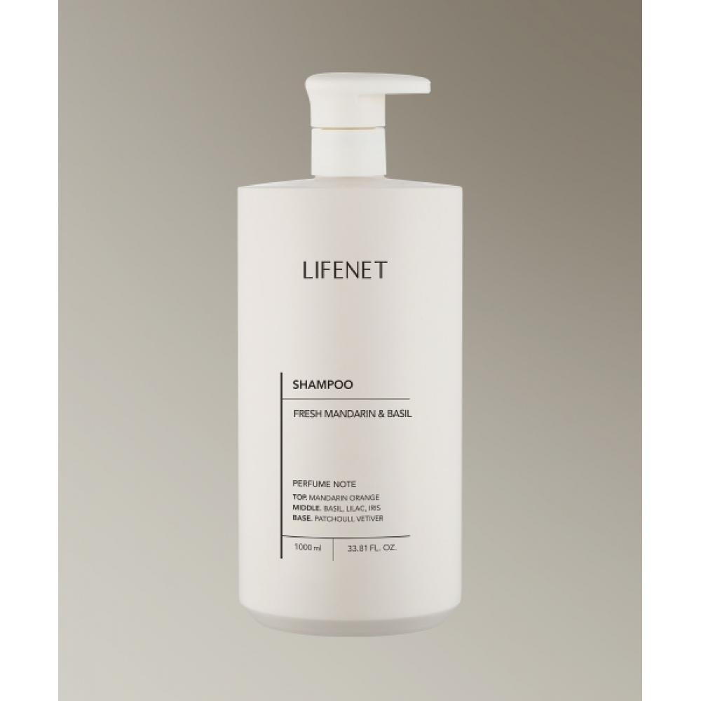 Lifenet Fresh Care Парфюмированный шампунь 1000 мл Одиночный Mandarin & basil shampoo