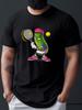 Funny Pickle Playing Pickleball T-shirt