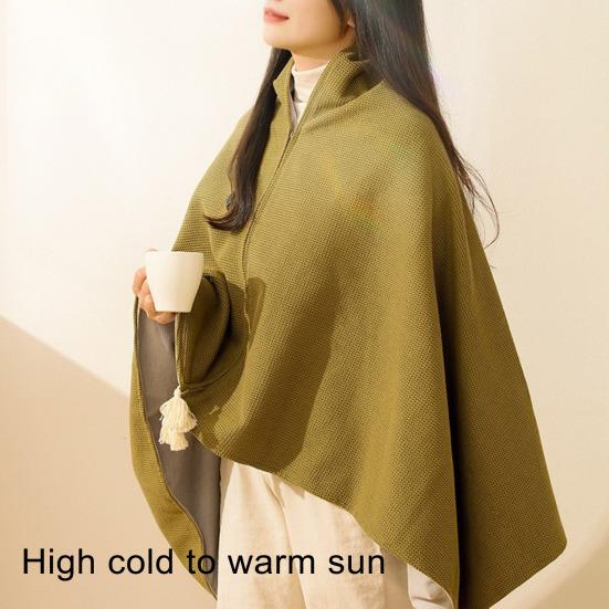 Cobertor Aquecido USB para Acampamento ao Ar Livre Fechamento com Zíper 3 Níveis de Temperatura Infravermelho