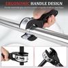 Ratchet Pipe Cutter 5 16 to 1  1 8 Inch Compact Tube Cutter with 3 Bs