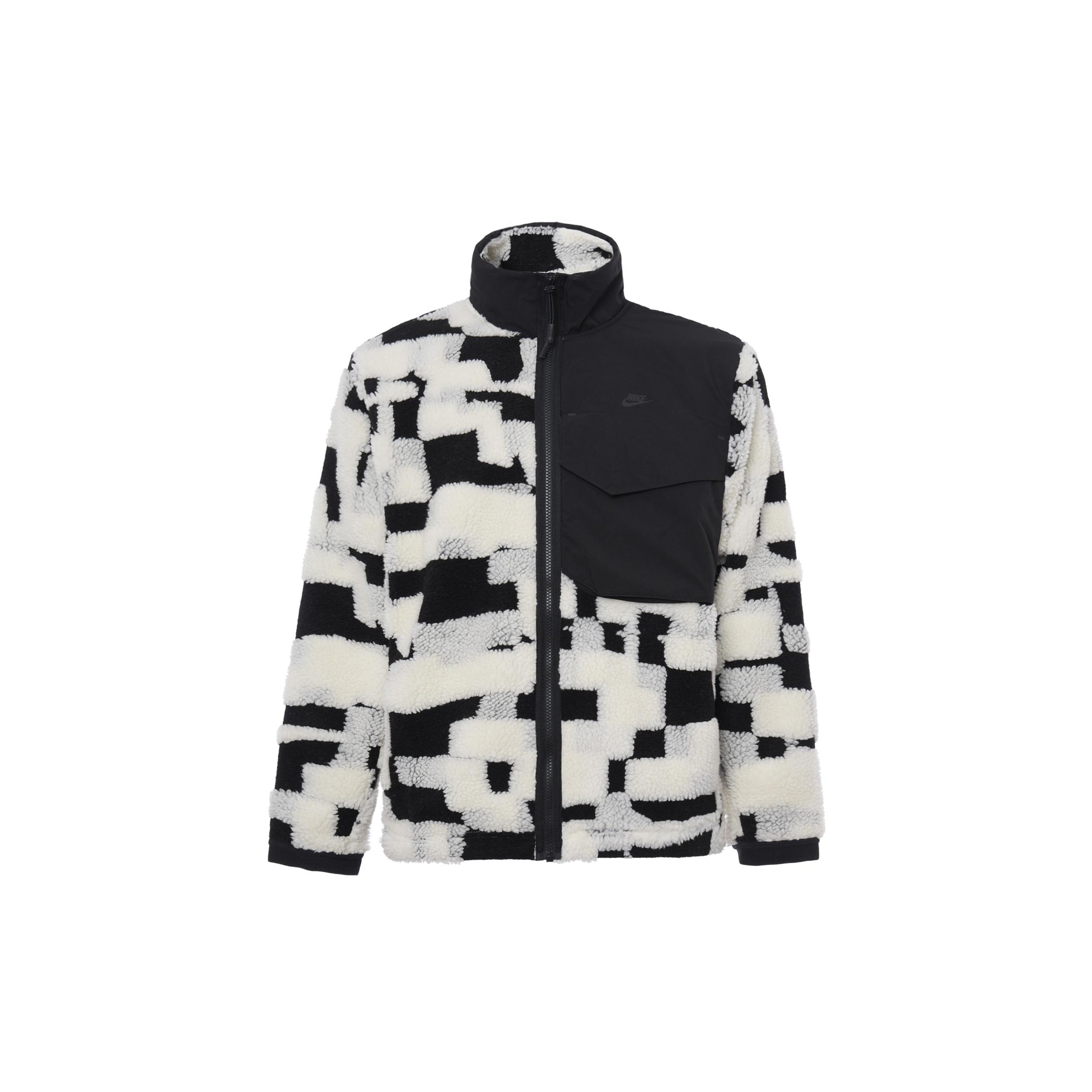 Nike Colorblock Stand Collar Long Sleeves Jacket White Unisex DD6633-010 L