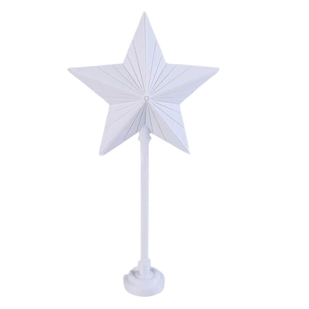 Night Gingerbread Tree Topper - Whimsical Holiday , Plastic Tree Topper Star Shape Christmas Tree Topper, Battery Operated Christmas Tree Topper