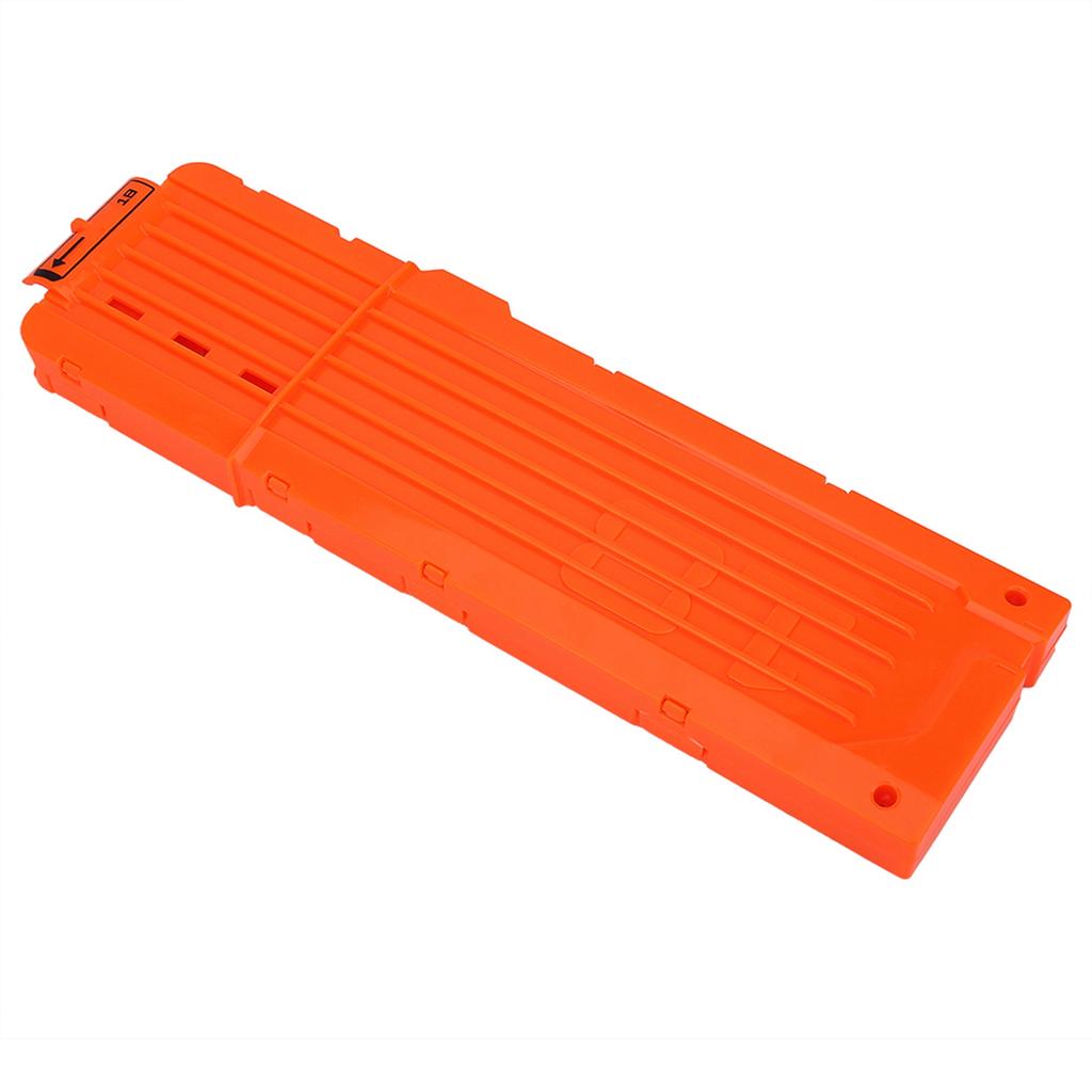 18 EVA Soft Clip Plastic Toy Cartridge Holder (Opaque Orange)