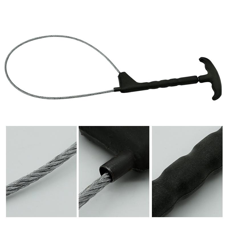 1Pcs Wired Catching Pig Lasso Baoding Pig Head Grab Pig Device Pig Equipment Convenient Safety Copper Handle