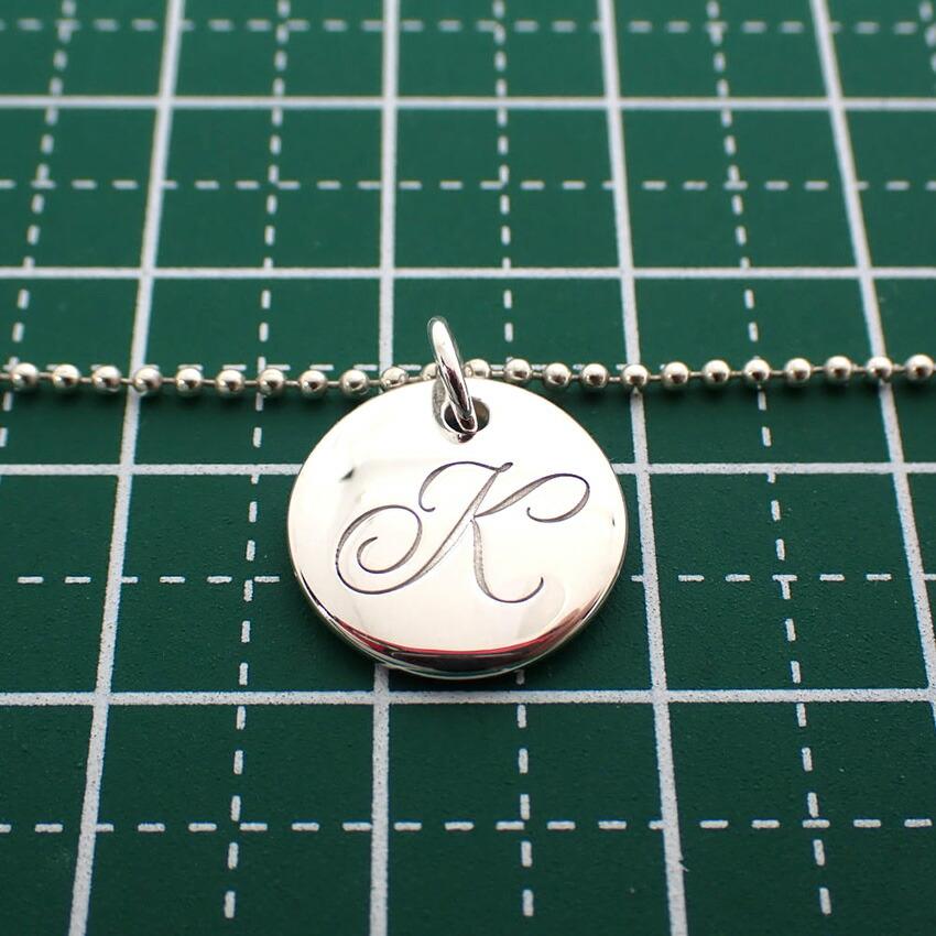 [Used] TIFFANY 925 Initial/K Pendant/Necklace/g535-87