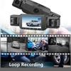 Cámara de salpicadero para coches 4 canales Caja negra WiFi Cámara de conducción FHD 1080P Visión nocturna Grabación en bucle Accesorios para coche