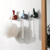 6 Styles Cartoon Animal Tail Toothbrush Holder Punch-Free Wall Hook Cute Self-adhesive Bathroom Towel Hook Children Toothbrush Holder