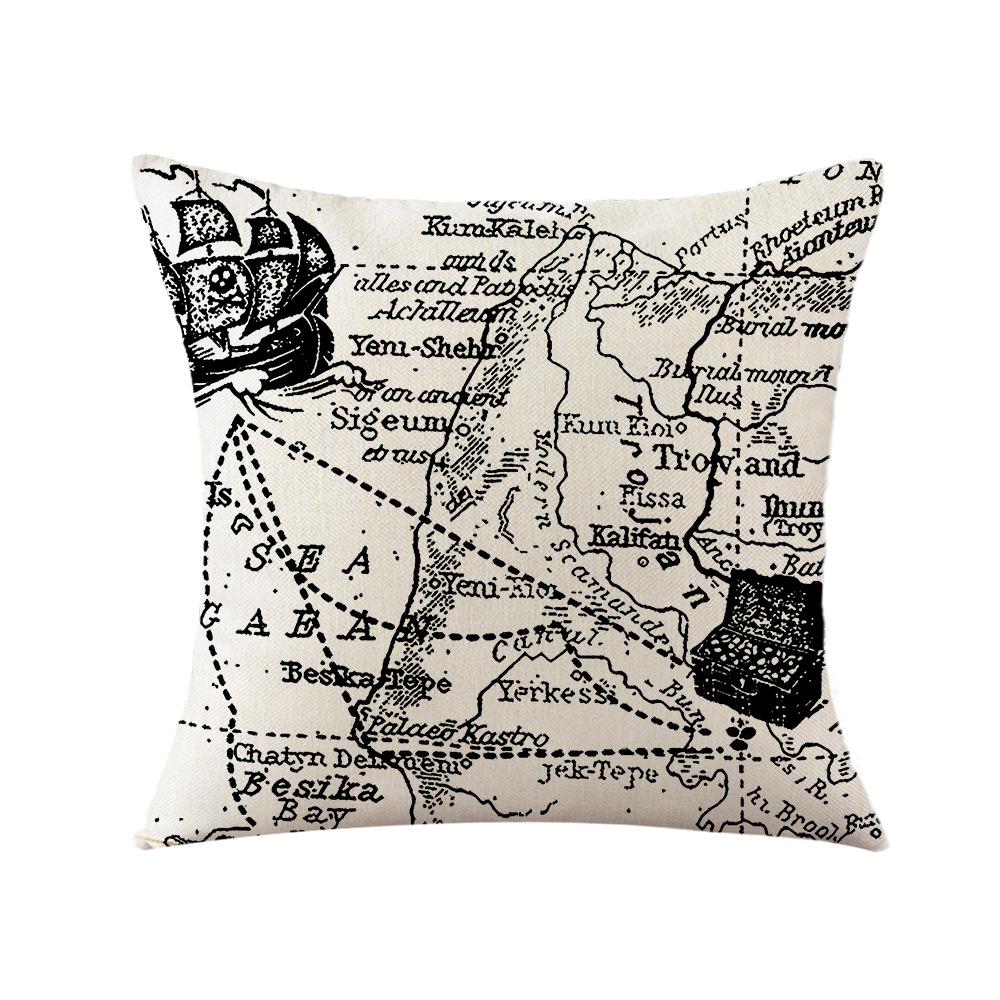 Nordic Black and White Simple Ocean Letter Pillow Cushion New Ebay Pillow Cover