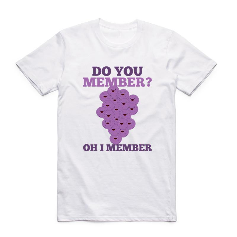

2019 S-XXX Men Women Member Berries Printed Funny T-shirt Short sleeve O-Neck Harajuku Summer White Casual Skateboard Tshirt 4XL