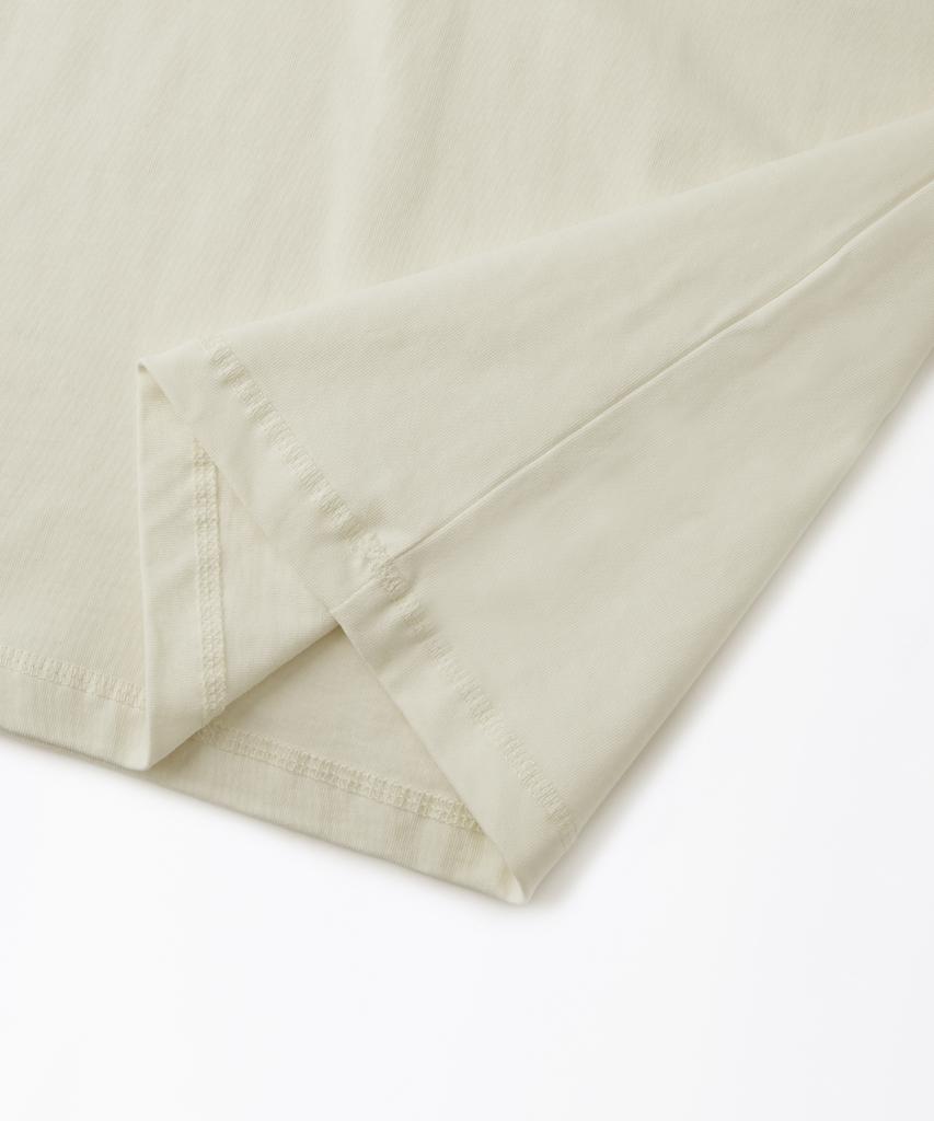 OUTSTANDING Ringer T-Shirt_Off White/Brown