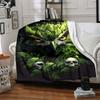 1 Stück Blätter Eule Decke Leichte Decke Überwurfdecke für Sofa, Bett, Reisen, Camping, Wohnzimmer, Büro, Couch, Stuhl yy251010077