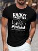 Daddy & Daughter Best Friends for Life Men's Casual Crew Neck T-Shirt - Funny Unisex T-Shirt