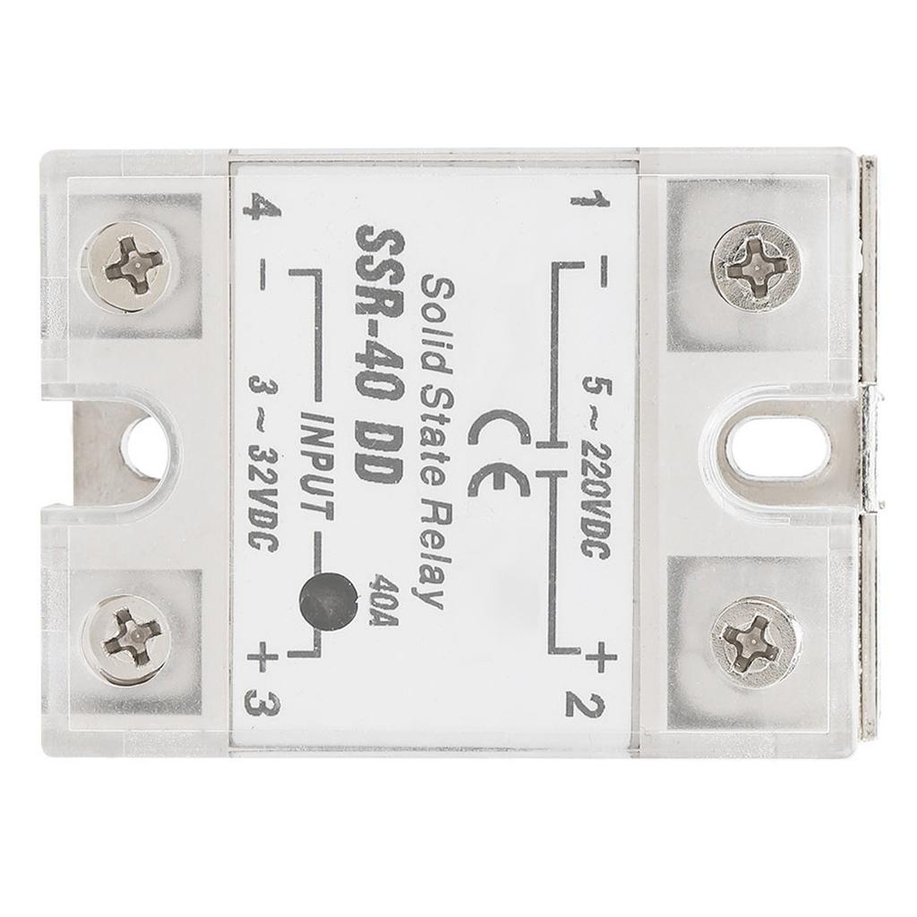 SSR 40 DD 40A 5 220VDC Solid State Relay For Industrial Automation Process