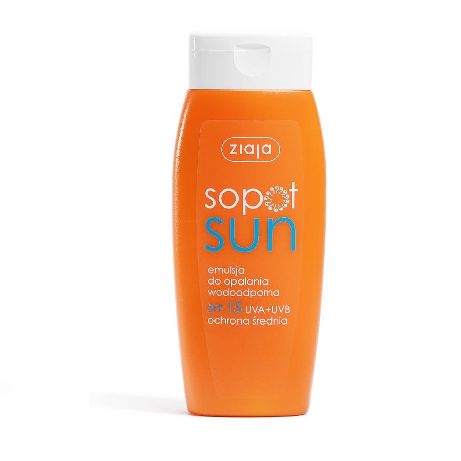 Ziaja Sopot Sun Waterproof Sun Lotion SPF15, 150ml