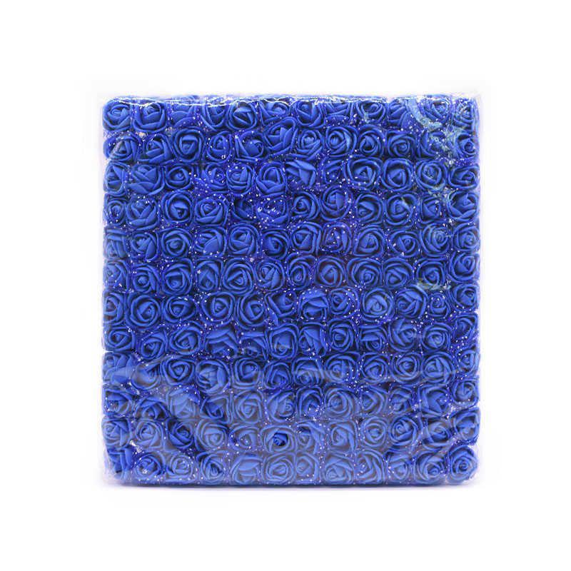 2.5cm High Simulation PE Foam Rose Flower for DIY Wedding Garland and Candy Box, 144pcs