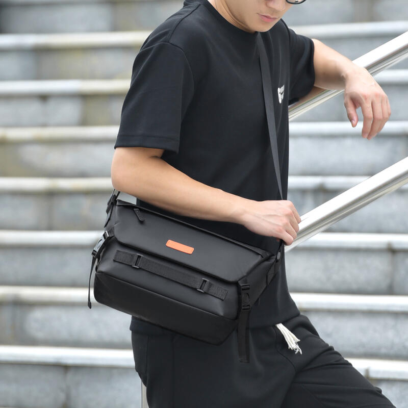 Men's Crossbody Bag Commuter Shoulder Bag Large Capacity Messenger Bag