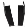 Pereche Universal Side Fuste Rocker Splitter Side Winglet Wing Diffuser Car Body Kit Negru lucios