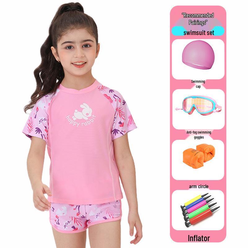 2024 Girls' Quick-Dry Two-Piece Swimsuit - Available In Small, Medium, Large Sizes