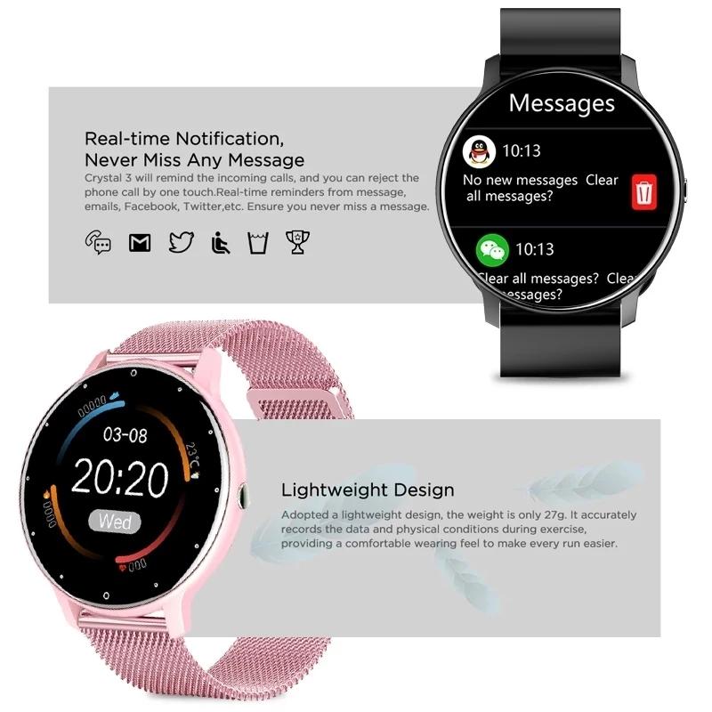 New Smart Watch Men Women Heart Rate Sleep Health Monitor Fitness Tracker IP67 Waterproof Sports Smartwatch For Android IOS