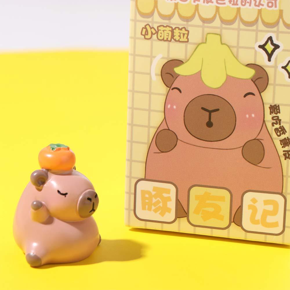 3D Simulation Mini Capybara Cute Simulation Capybara Model Capybara Figurine  Children Birthday