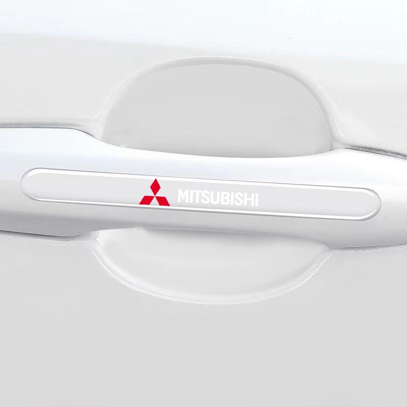 Car Door Transparent Strip Rearview Mirror Anti-Collision Protection Strip For Mitsubishi ASX I200 Outlander Pajero Eclipse Lancer
