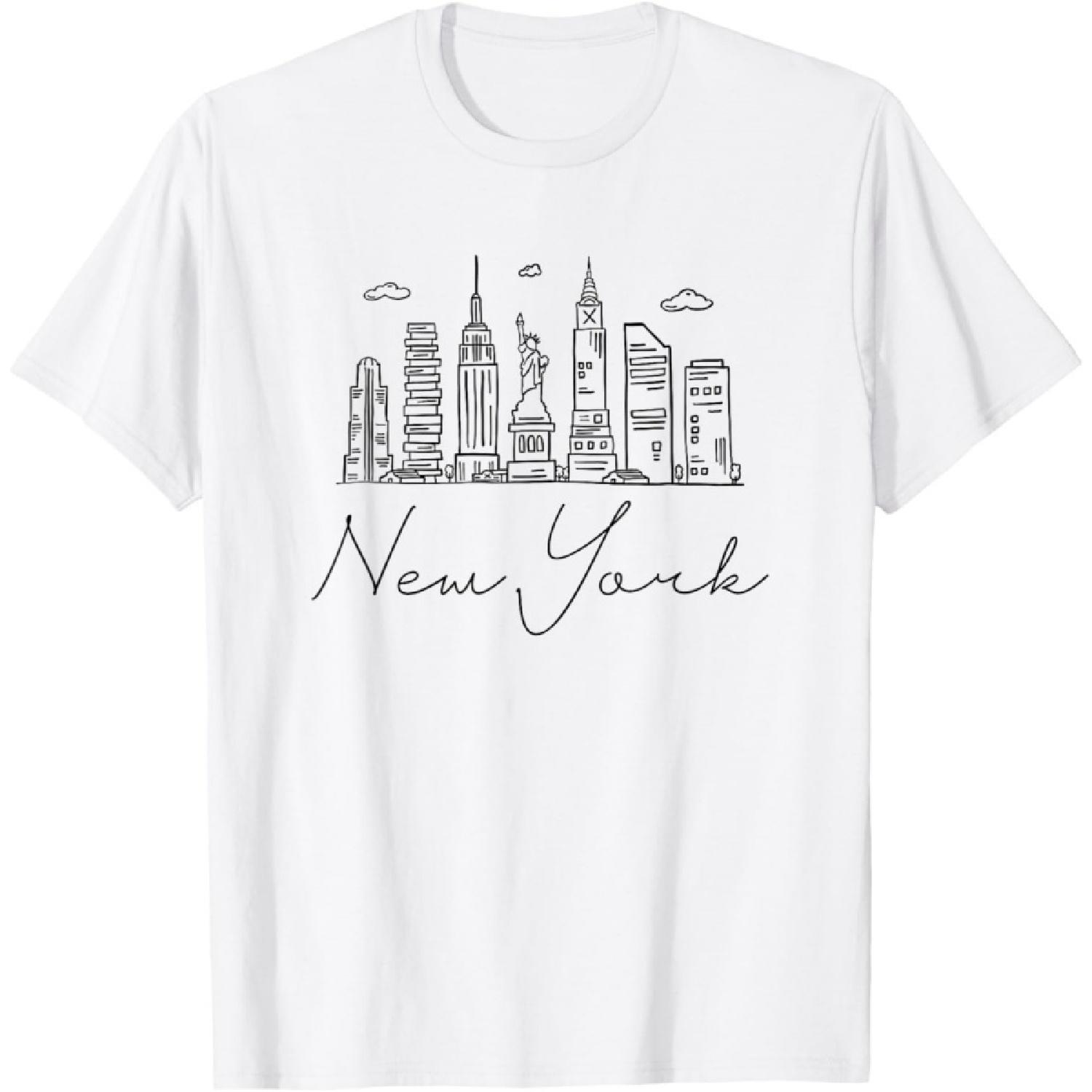 New York Skyline T-Shirt(6) S