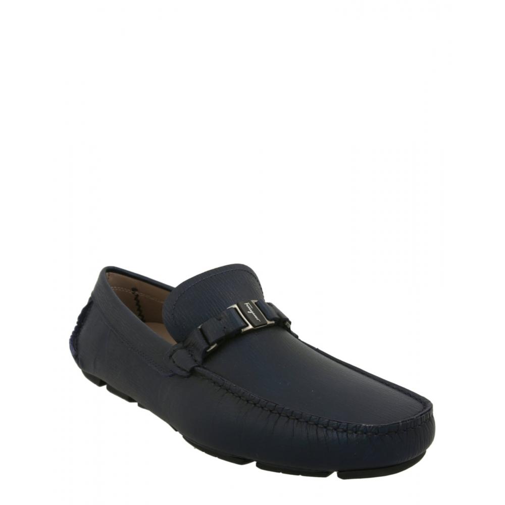 Salvatore Ferragamo Amer Logo Drivers Navy