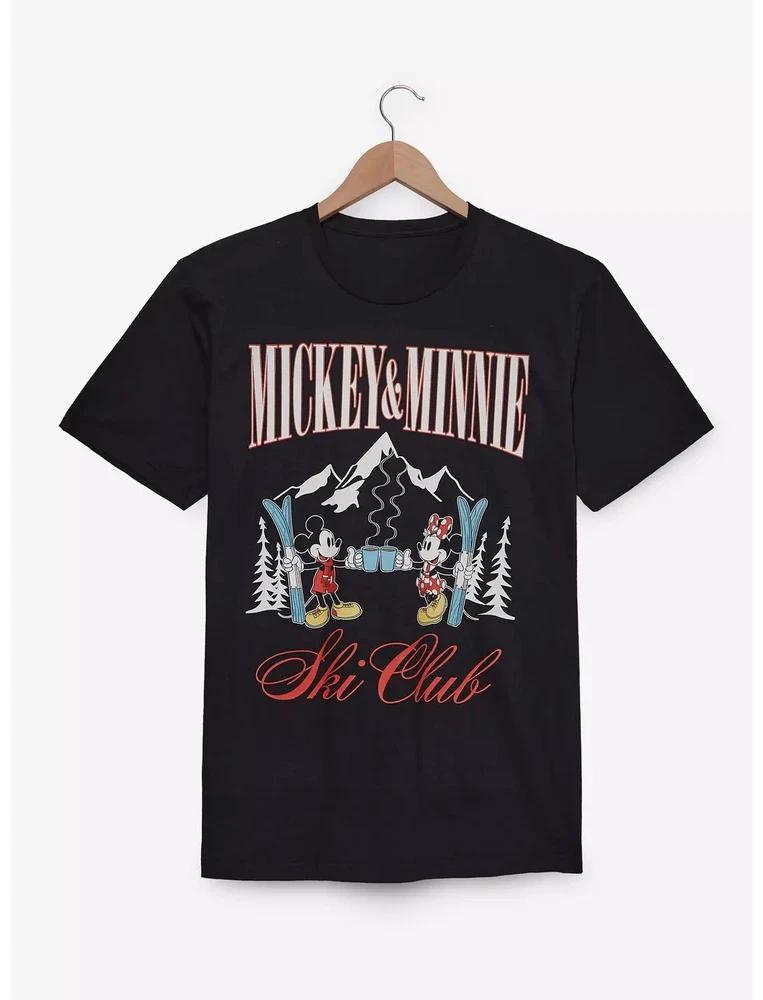 Mickey Minnie Ski Club Tshirt Unisex Unisex Unisex S