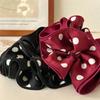 Vintage Polka Dot Scrunchies Large Hair Tie for Women Aesthetic Ponytail Holder Fashion Hair Accessory