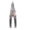 ZISIZ 8-in-1 Stainless Steel Electrician Pliers with Wire Stripper & Test Pen
