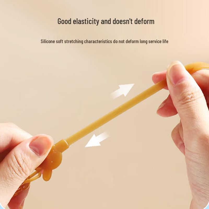 Baby Silicone Anti-Drop Pacifier & Teether Clip Chain