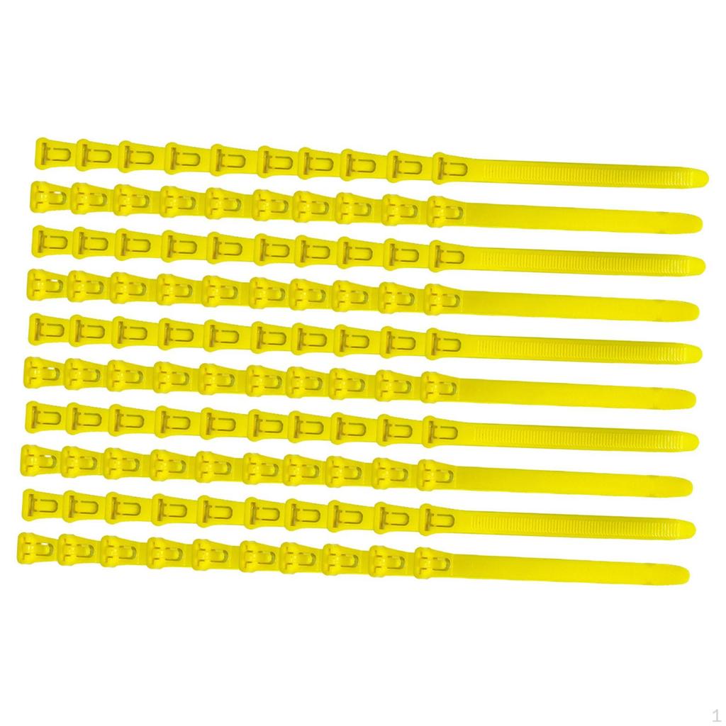 100 Pieces Numbered Chicken Leg Bands Tags Color Versatile Reusable Poultry Foot Rings for