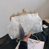 Stylish New Asian Shell Bag For Women 2024 Summer Trendy Embroidered Crossbody Bag In Silver Red Blue And Khaki Gold Colors