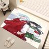 1pc Inuyasha & Kagome Print Area Rug - Soft, Washable Non-Slip Indoor Mat, Living Room, Home Office Decorative Rug,Office Decorative