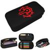 World Of Warcraft Logo Pencil Cases for Students Gifts Pen Box Pencil Bag Large Storage Pencil Pouch