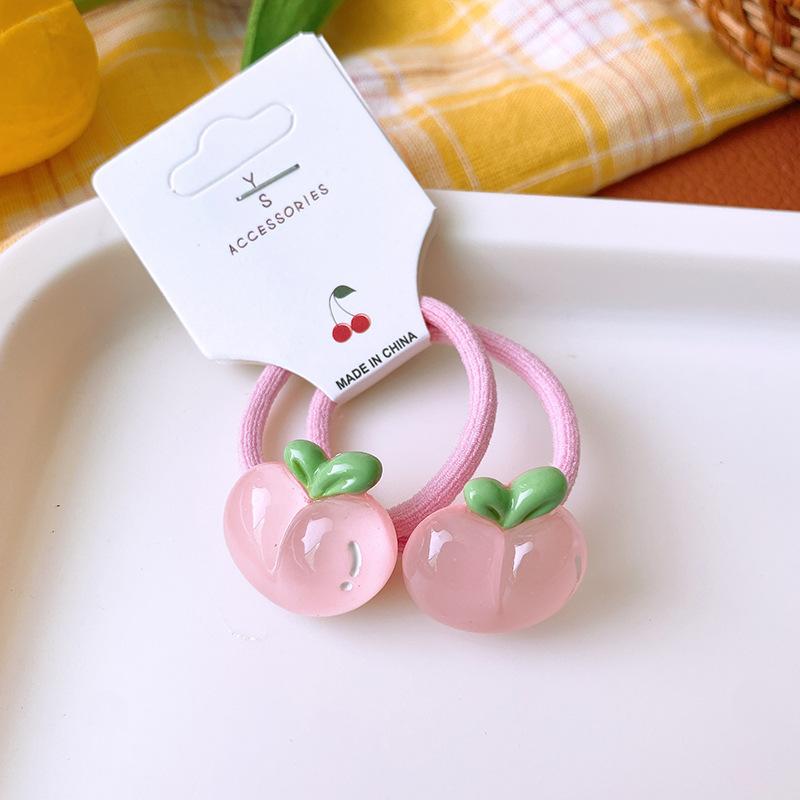 2pcs Elastic Hair Bands for Baby Girls Candy Color Hair Ring Hair Rope Children Headwear Kids Toddler Accessories