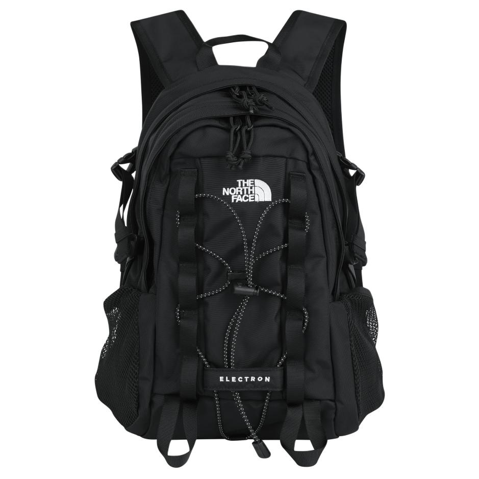 The North Face Electron 10L Reflective Rope Detail Nylon Backpack Unisex backpack Black NM2DR53J Black
