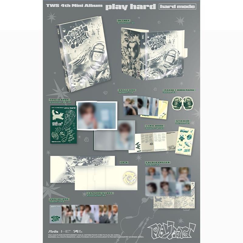 [Pre-order] TWS - 4th Mini Album [play Hard] (+Online Benefit)