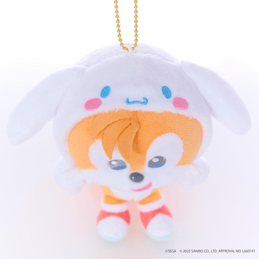 Sega Fave SONIC FRIENDS Sanrio Characters Mascot Tails X Cinnamoroll &