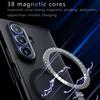 For Samsung Galaxy Z Fold7 5G Case Compatible with MagSafe Clear TPU+PC Shockproof Phone Cover