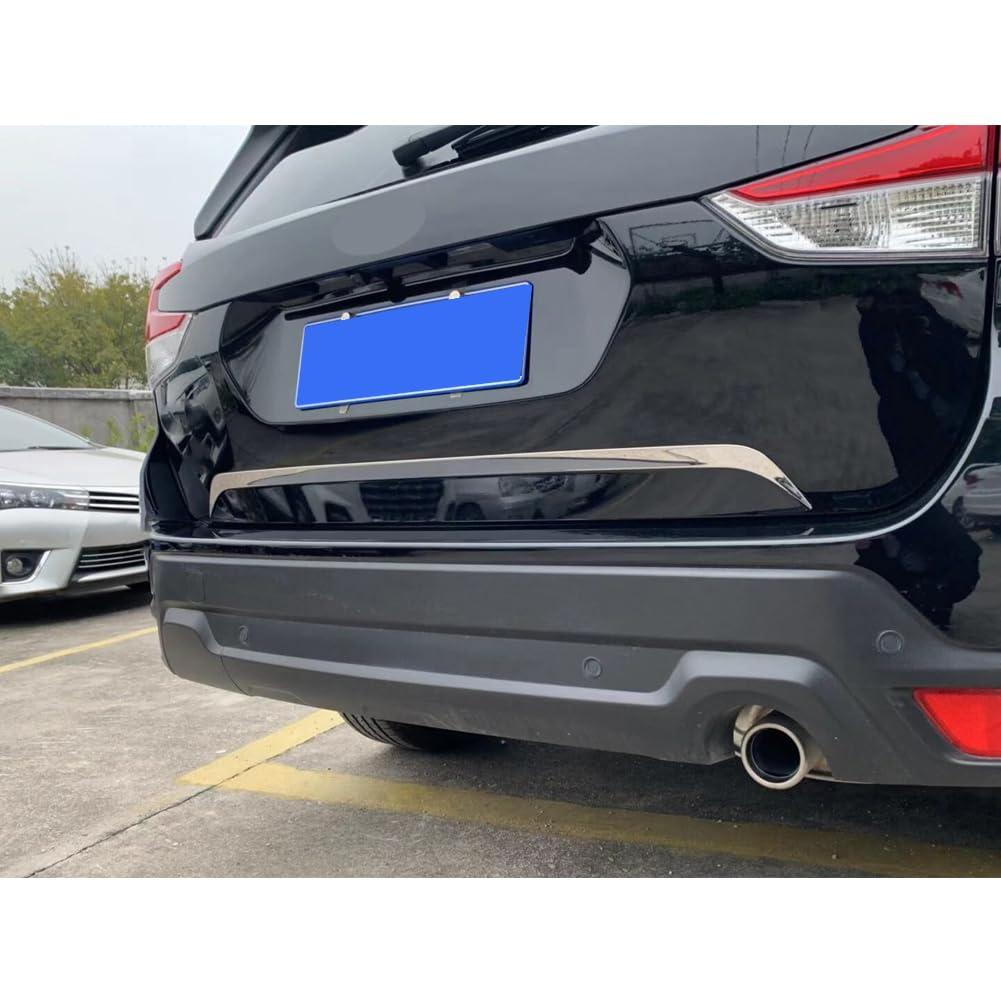 RUIQ Subaru New Forester SK Series Exterior Stainless Steel Rear Back Door Specially Designed for the Subaru New Forester Garnish,
